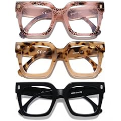 3 Pack(black/ Pink/Brown Flowers)