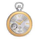 tissot taschenuhr silber Mit einem Band, gelbgoldenes PVD-Gehäuse, kratzfestes Mineralglas