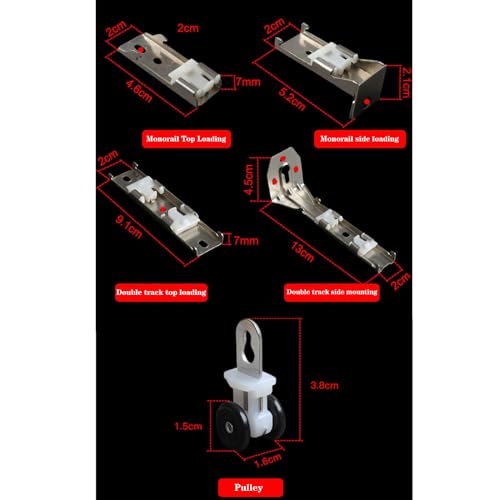 Riel de aluminio estructural para duchas con accesorios Clete integrados 8