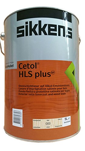 Preisvergleich Produktbild Sikkens Cetol HLS Plus Holzlasur Dünnschichtlasur Außen seidenglänzend 1Liter Farbton Wälbar, Farbe:Farblos / Klar 000