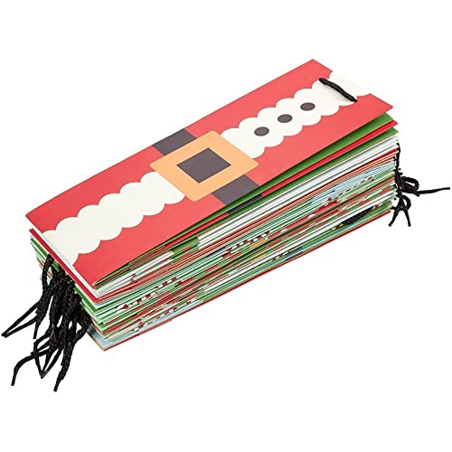 Wine Bottle Gift Bags For Christmas, 6 Cute Designs (5.5 X 15 X 3.2 In, 24 Pack) #TOP5
