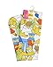 Hyp The Simpsons Men's Novelty Simpsons Family Collage All Over Print Sublimated Photoreal Crew Socks Shoe Size 6-12