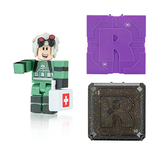 Roblox Action Collection - Pinewood Computer Core: Emergency Team Medical Deluxe Mystery Figure + Two Mystery Figure Bundle [Includes 3 Exclusive Virtual Items]
