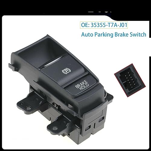 Botón de freno de mano electrónico para coche con acabado OEM texturizado 2