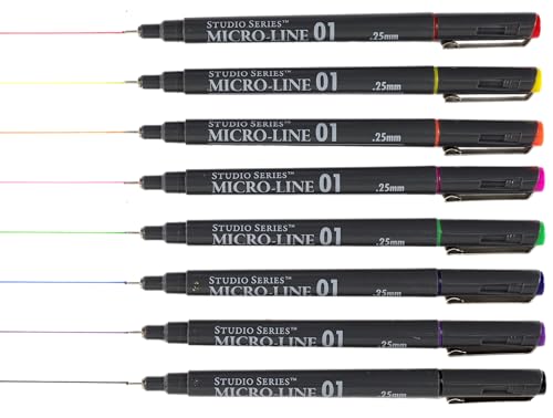 Bible Micro-Line Color Pens (8-piece Set)