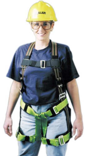 50% Off Discount Miller by Honeywell E570-7/S/MRN DuraFlex Ms. Miller Harness with Elastomer Webbing, Mating Buckle Chest Leg Straps and Side D-Ring, Small/Medium