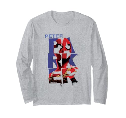 T-shirt Peter Parker Spider-Man manches longues idée cadeau idéale pour fan Marvel