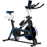 Centurfit Bicicleta Fija 18kg Disco Rueda de 18 Kg Estatica Spinning Fitness Cardio Ciclismo...