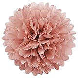 EINFACH AUFBAUEN -- Wir liefern die Pom-Poms flach verpackt, sie müssen dann noch zu einer Papierblume aufgefaltet werden. Mit etwas Übung geht das recht schnell, eine Anleitung legen wir natürlich dazu.