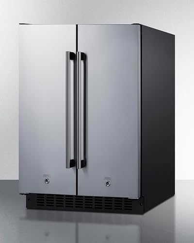 Summit Appliance 24" Wide Built-In Refrigerator-Freezer