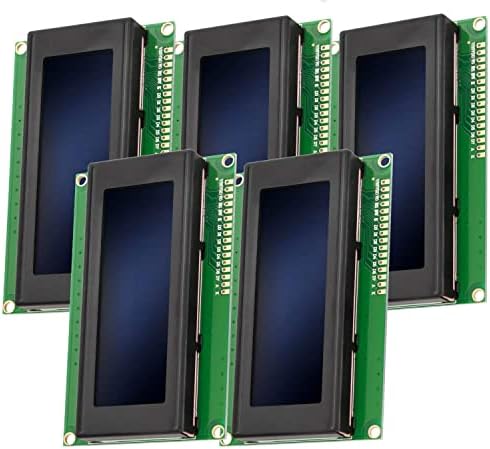 AZDelivery Compatible with HD44780 2004 4x20 Serial LCD White Character Blue Backlight Display Board 3.3V 5V Compatible with Arduino and Raspberry Pi Including E-book! (Pack of 5)