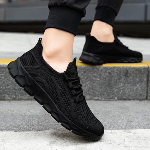 Image of Oltyutc Mens Trainers Running Walking Mesh Slip On Shoes Lightweight Comfortable Badminton Gym Tennis Sneakers Athletic
