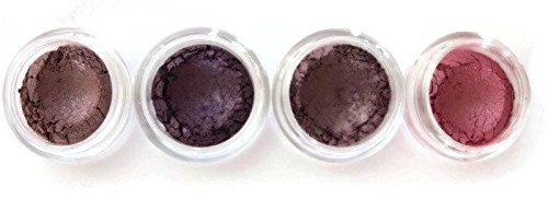 Grace My Face Minerals Glamour Quad Eye Shadow, All That Plum