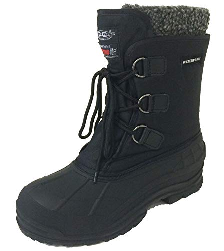 Men's Winter Boots Cold Weather Water Repellent Thermolite Insulated Warm Snow Shoes