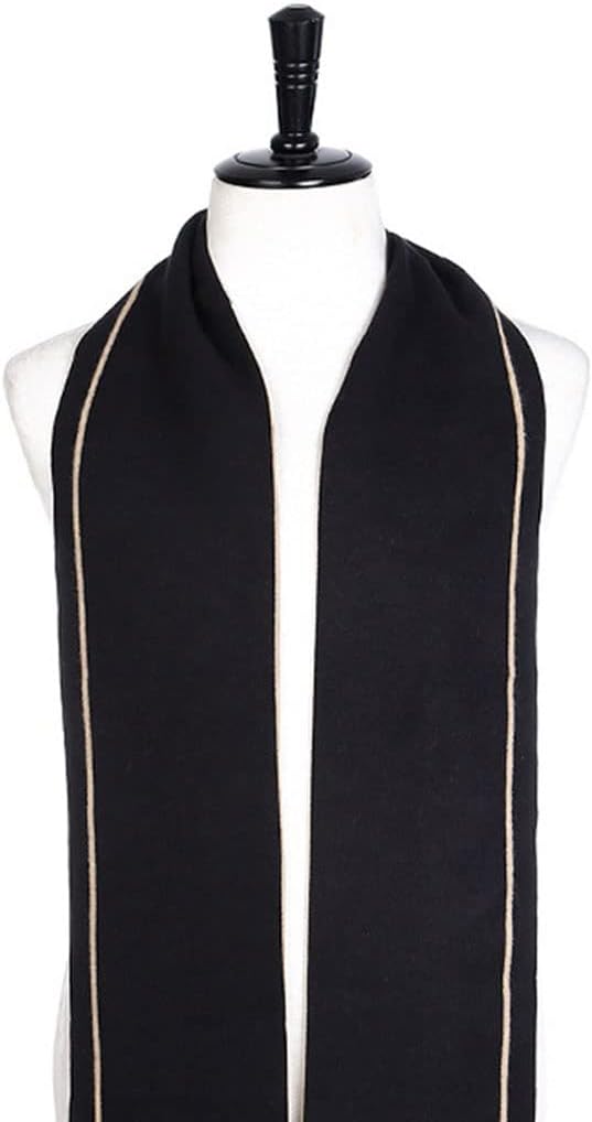 Business Men's Scarf Korean Fashion Casual Brushed Bib Thick Temperament Color Matching Scarf (Color : D Size : 170 * 30CM) (C 170 * 30CM)
