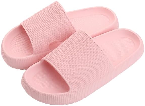 Soft Comfort Pink Slippers - 1-Pair Set