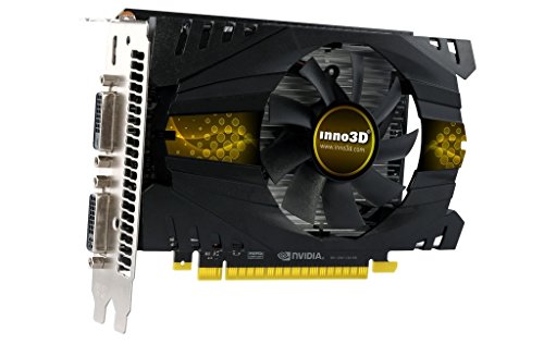 Inno3D N75T-1DDV-E5CW GeForce GTX 750 Ti 2GB GDDR5 - Tarjeta gráfica (GeForce GTX 750 Ti, 2 GB, GDDR5, 128 bit, 2560 x 1600 Pixeles, PCI Express x16 3.0)