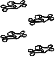 Vista 6 de Lakesstory Gancho y ojos para sujetador, ropa, pantalones, falda, 4 juegos en un paquete, cierres de costura, unisex, adulto, 4