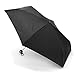 Totes 6.7-Ounce Micro Mini Umbrella with 33-inch Coverage, Black, 1-pack