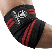 Amazon.co.jp: IRON BULL クラシックエルボーラップ 肘サポーター