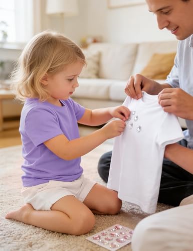 Image of 3 Pack Toddler Girls Short Sleeve Shirts Soft Cotton Basic Tee Shirt Size 18M-5T