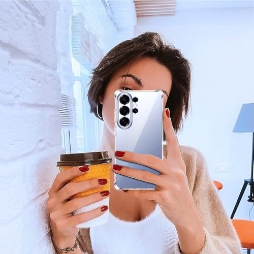 Image of Lustree Back Cover Transparent Case Compatible with Samsung Galaxy S26 Ultra | Clear + TPU Case with 4 Corner Air Cushion Protection & Camera Protection | Slim& Stylus Cover for Samsung S26 Ultra