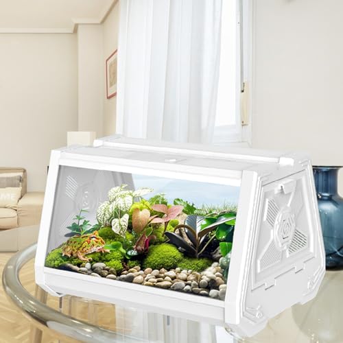 Recinto Para Répteis,Habitat Para Lagartos | Viveiro Ventilado Antifuga Com Área De Alimentação Port