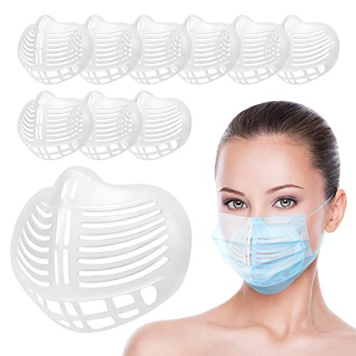 3D Mask Bracket - Stywvoe Protect Lipstick Lips - Internal Support Holder Frame Nose Breathing smoothly - DIY Face Mask Accessories(10Pcs) (Large-Adult)