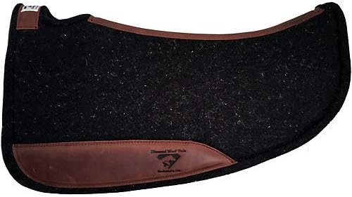 Contoured Tough Barrel Saddle Pad for Horse Owners, Horse Riders - Adult, Unisex - 30" x 30" x 1" - 2.155 kg