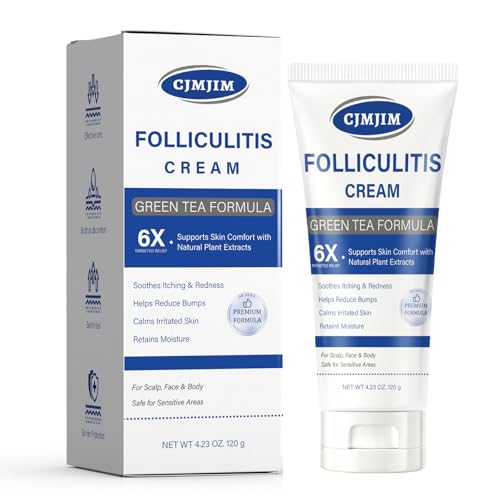 Folliculitis Soothing Cream for Scalp, Face & Body – 4.23oz