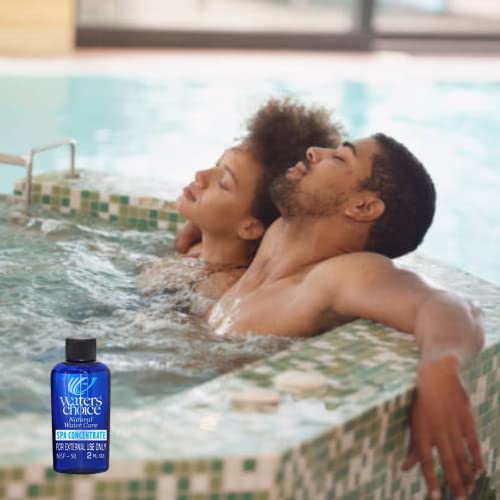 Waters Choice 2 Oz. Enzyme Concentrate-6 Month Supply, All-Natural Spa Water Care, Hot Tub Cleaner, Premium Water Care Treatment, No Harsh Spa Hot Tub Chemicals, Gentle On Eyes, Hair And Skin #TOP6
