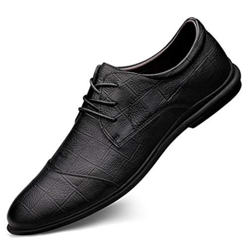 YZABEL Luxury Men's Shoes Leather Work Shoes Designer Casual Formal Shoes for Men Dress Shoes Business Wedding Shoes Tuxedo Leather Shoes
