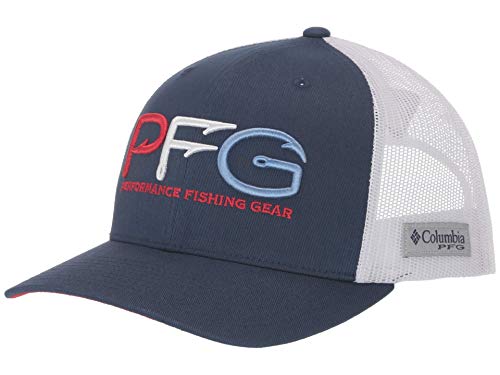 Image of Columbia Unisex-Adult PFG Snap Back Fish Flag Ballcap