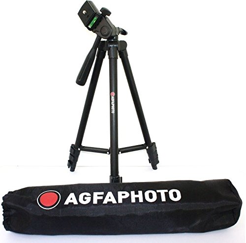 New Agfaphoto 50" Pro Tripod With Case For Canon Powershot Sx40 Hs #TOP1