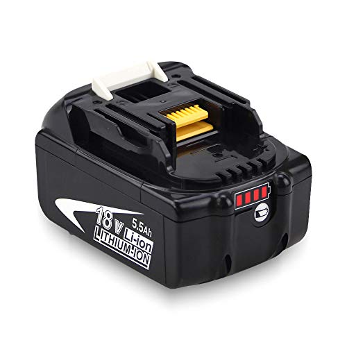 BL1860B de Repuesto para Makita Batería 18V BL1860 BL1850 BL1850B BL1830 BL1830B BL1840 BL1815 BL1825 BL1835 BL1845 LXT400 con indicador FUNMALL