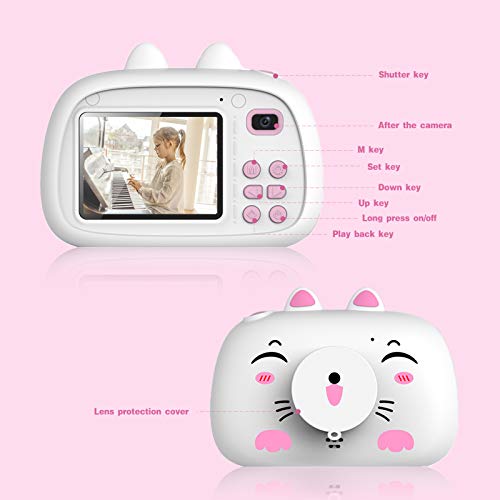 Fotocamera digitale per bambini, display da 2,4