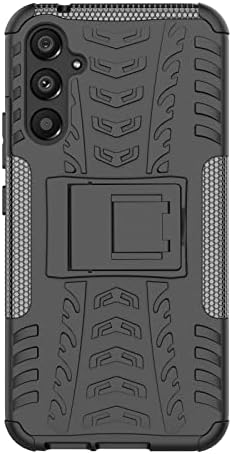 iCatchy for Samsung Galaxy A34 Case, Heavy Duty Hard Tough Dual Layer Hybrid Shockproof Cover compatible For Samsung Galaxy A34 Phone Case (Black)