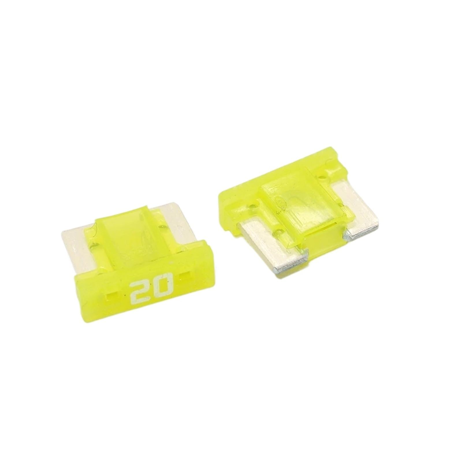 Surtido de fusibles de cuchilla cortos de perfil bajo (90/50 unidades, 3 A, 5 A, 7,5 A, 10 A, 15 A y 20 A) for coches, barcos, camiones y SUV.(90fuse1tapwith box)