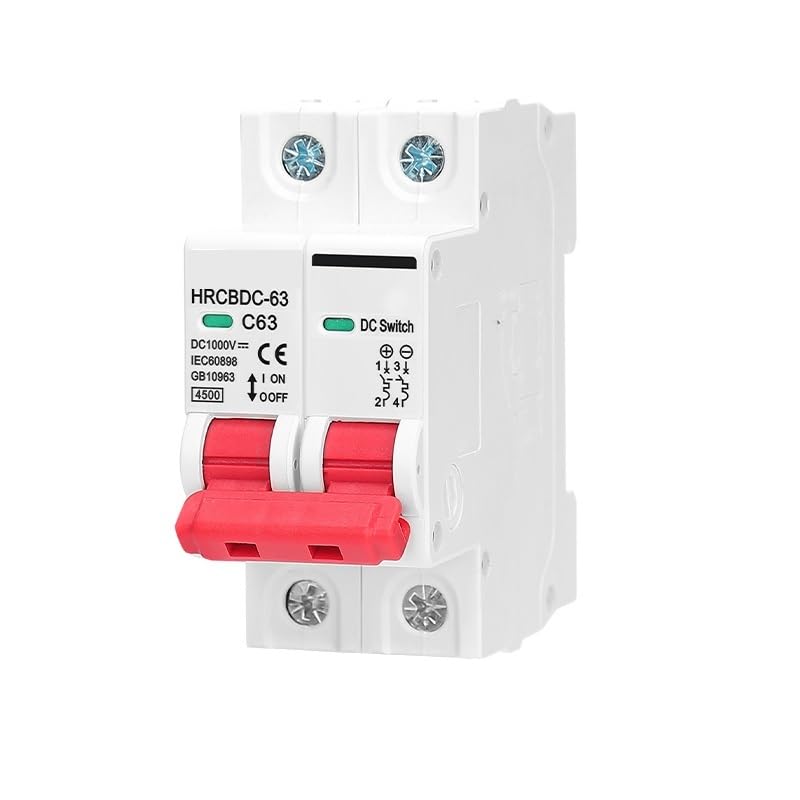 2P DC 1000 V solarny mini wyłącznik do systemu PV - miniaturowy wyłącznik DC MCB 6A-125A (2P, 25A)