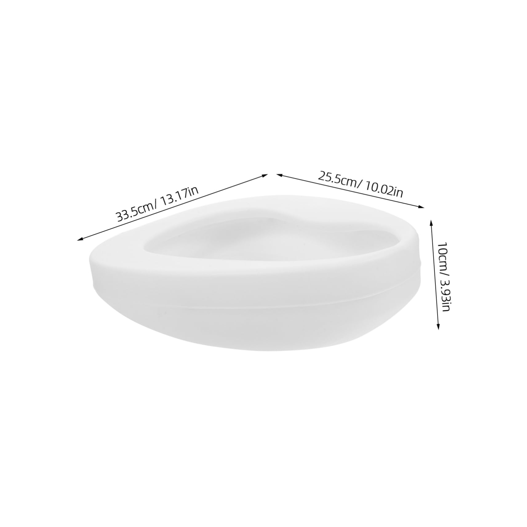 Beavorty for The Elderly Chamber Potty Bucket Travel Urinal Potty Portable Travel Toilet Elder Pan for Elderly Emergency Urinal Female Urinal Spill Proof White Pe