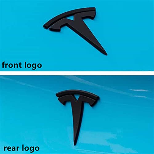 NXCY01 3pcs Tesla Car Logo Volante Patch Anteriore...