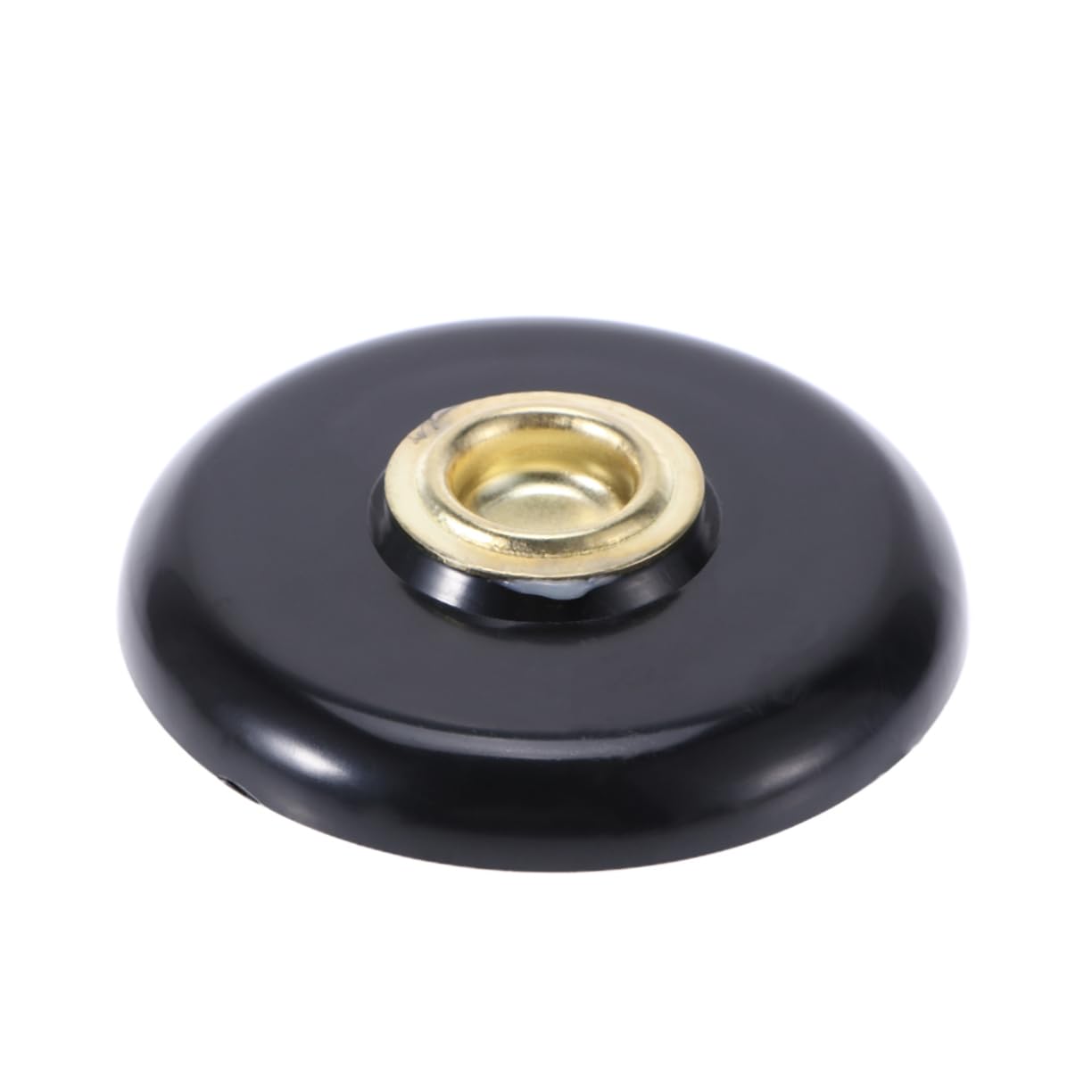 CIMAXIC Anti-slip Cello Bass End Pin Holder Plastic Material 9cm Total Dia Black Glossy Finish