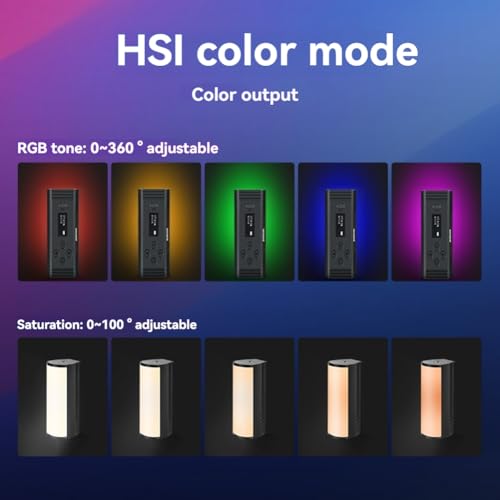 Mini LED Light Stick d'exception 360° Full RGB avec batterie intégrée 2500mAh