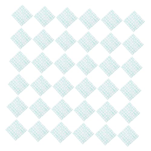 AUTSUPPL 100Piezas Paletas de Maquillaje Desechables Autoadhesivas de Placas Cosméticas de Mano Impermeables y Prácticas Cosméticos Decoración de Maquillaje