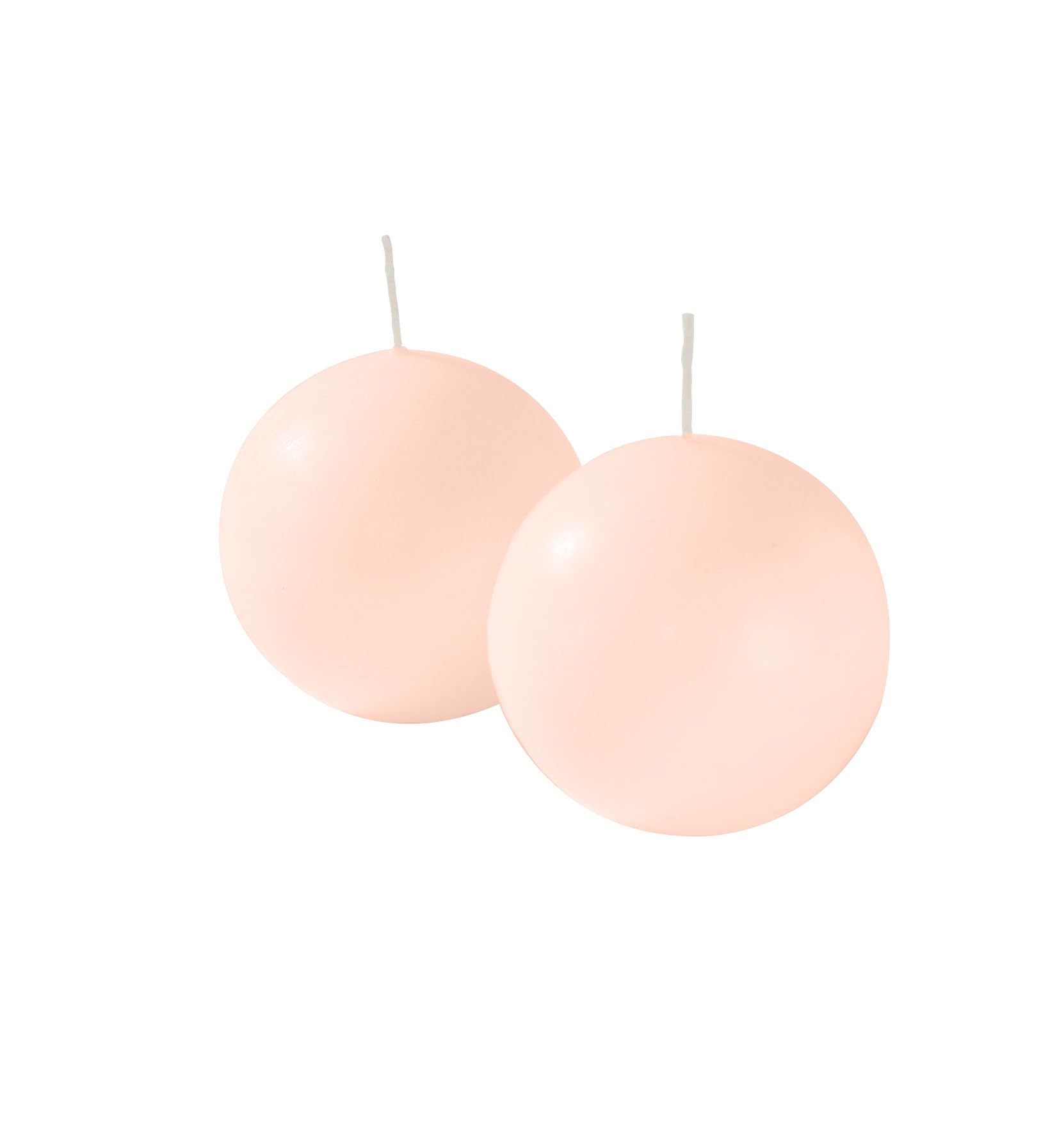 Cereria di Giorgio Risthò Sphere Candles, Wax, Powder, 8 x 8 x 8 cm