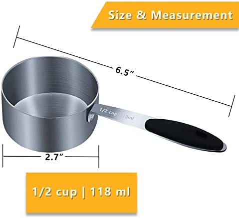 Precision Interior Measurement Markings — oz & ml Dual Scale