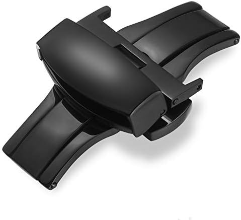 iStrap Stainless Steel Deployment Clasp Buckle Fasten Gold Black Silver Rose Gold Watchband Clasp Color & Width (10mm,12mm,14mm,16mm,18mm,20mm 22mm)