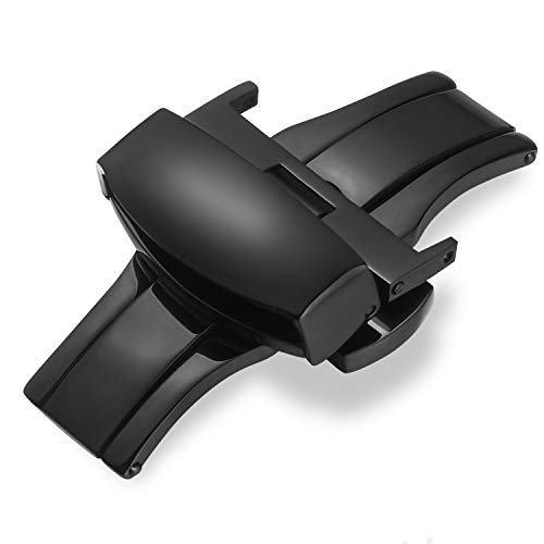 Istrap Stainless Steel Deployment Clasp Buckle Fasten Gold Black Silver Rose Gold Watchband Clasp Color & Width (10Mm,12Mm,14Mm,16Mm,18Mm,20Mm 22Mm) #TOP3