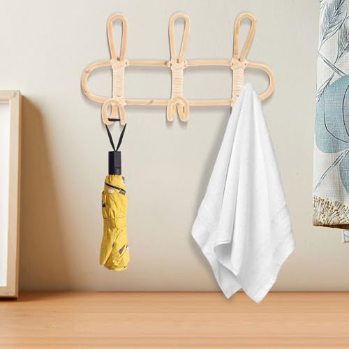 Support rangement polyvalent en rotin tressé main pour décor rustique chic - 4