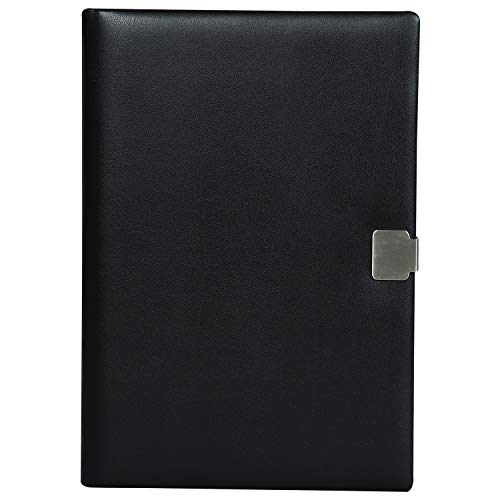 Image of Kitabby Legacy Interlock - A5 Hard Bound Notebook with Pen - Black